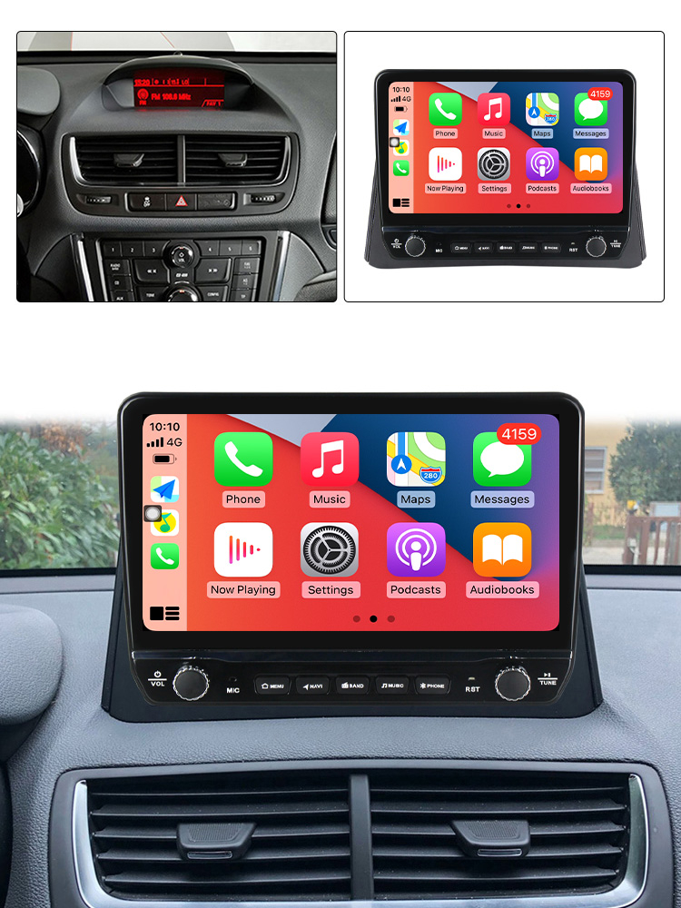 Navigatie dedicata Mokka 2012-2016 cu butoane rotative model 2024, 9 Inch, 2GB RAM 32GB ROM, Quadcore, Android 13, WiFi, Bluetooth, Magazin Play [4]