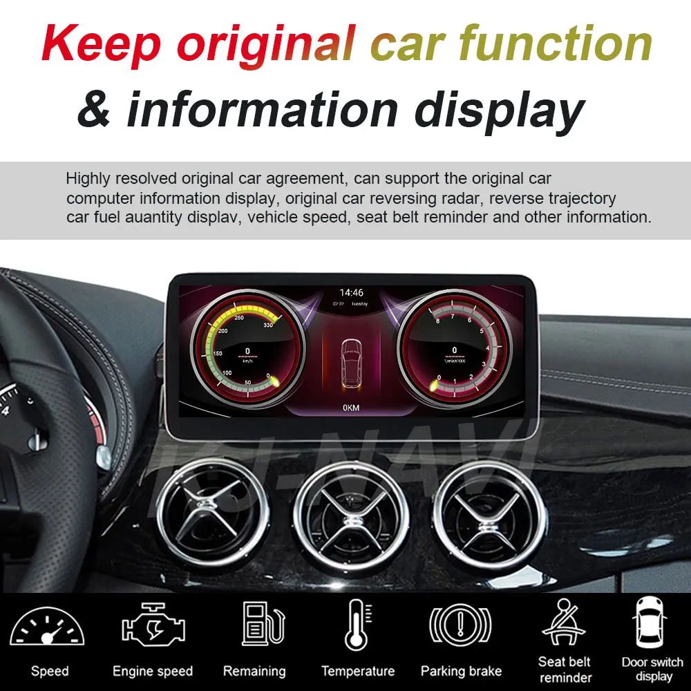 Navigatie dedicata Mercedes GLE NTG 5 2015-2019 Android 13, Qualcomm 662, 8GB RAM si 128GB ROM, Octacore 2.0ghz, Display 12,5" 1920*720, DSP, Carplay, Android Auto, Internet, Youtube [8]