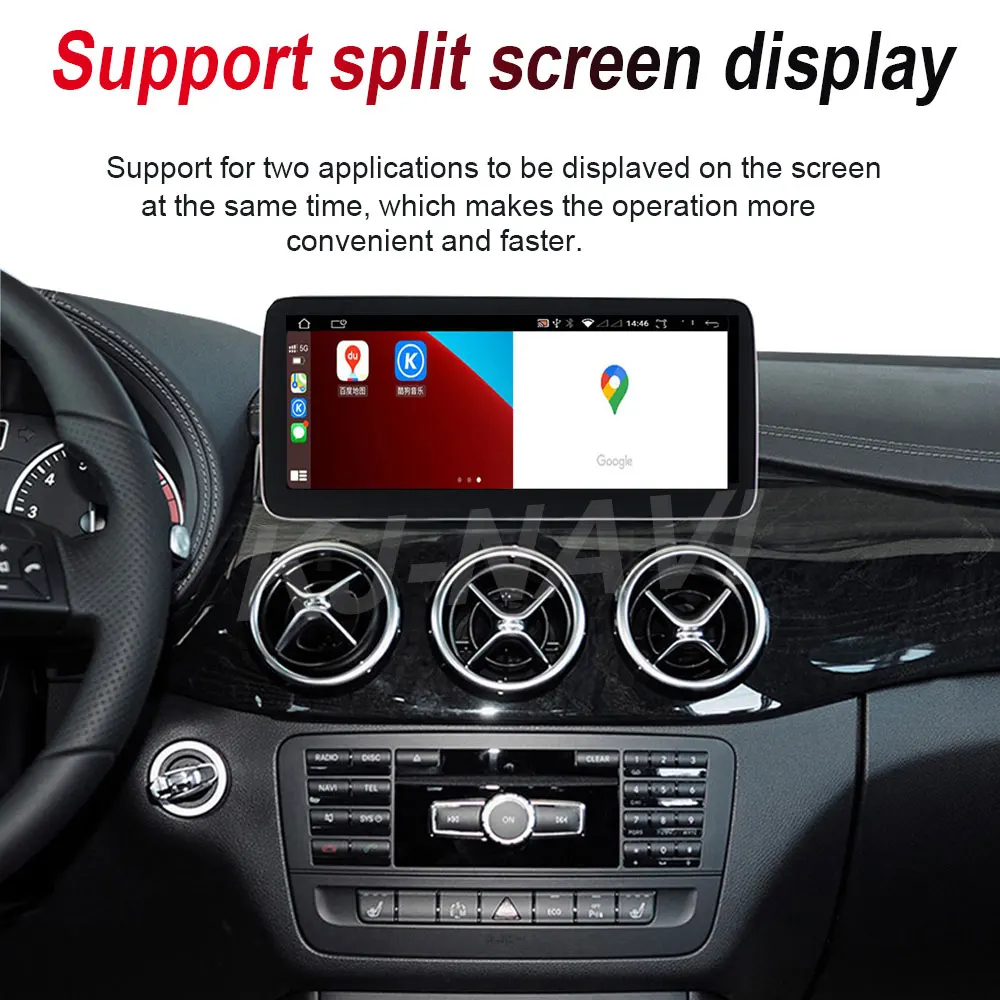 Navigatie dedicata Mercedes GLE NTG 5 2015-2019 Android 13, Qualcomm 662, 8GB RAM si 128GB ROM, Octacore 2.0ghz, Display 12,5" 1920*720, DSP, Carplay, Android Auto, Internet, Youtube [10]