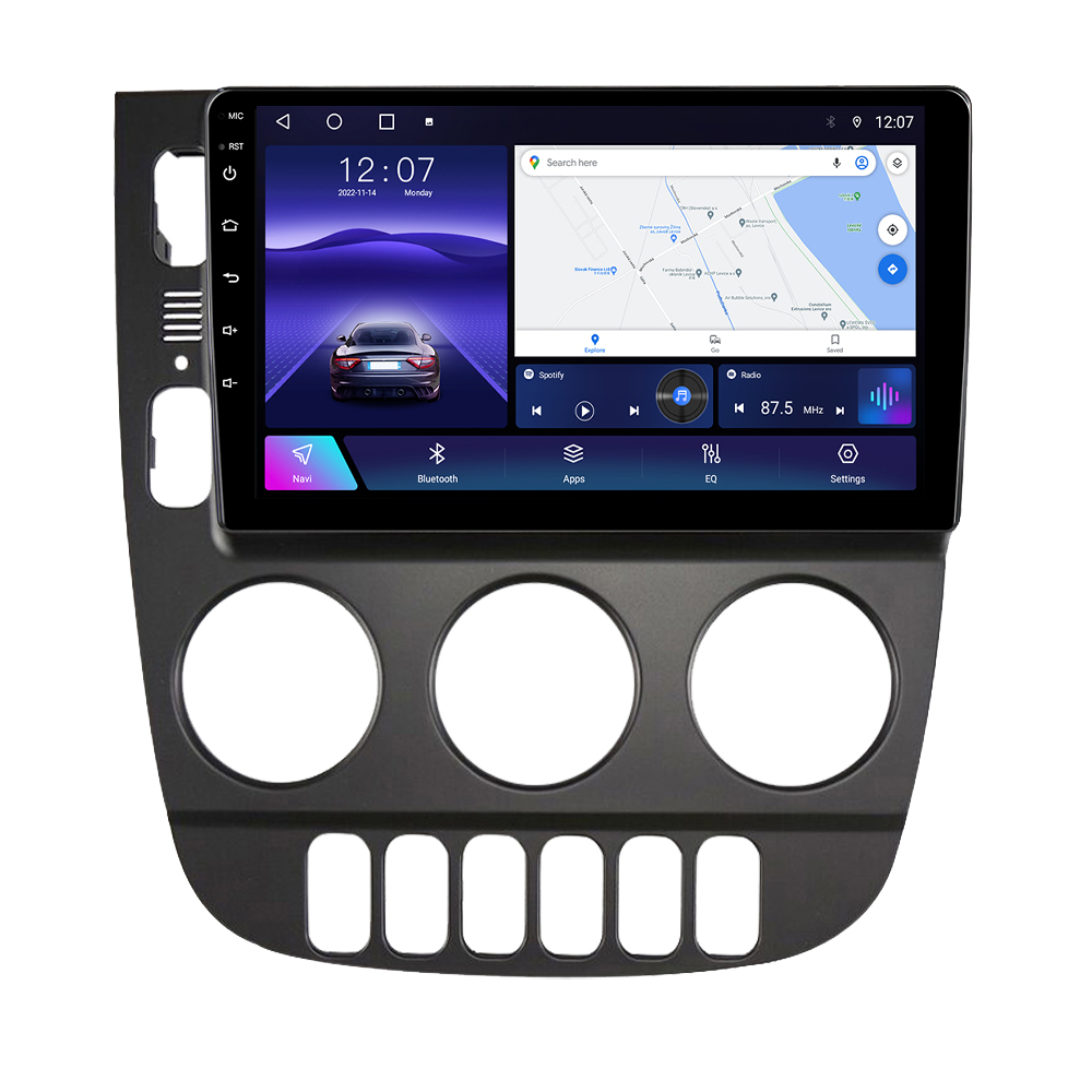Navigatie dedicata Mercedes ML W163 2001 - 2005, 4 GB RAM 32 ROM, Android 13, Display QLED, 9", DSP, Carplay, Android Auto, Internet, Youtube , Waze , WI-FI , USB , Bluetooth [2]