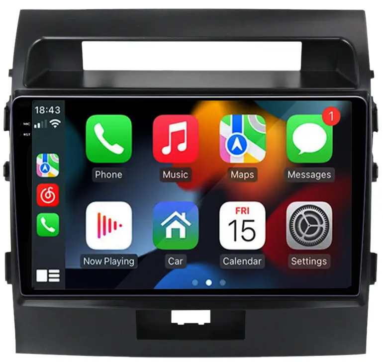 Navigatie dedicata Toyota Land Cruiser 200 2008-20152, 12GB RAM 256GB ROM, Android 13, Rezolutie 2K, Display QLED, 9", DSP, Carplay, Android Auto, Internet, Youtube, Waze, Wi Fi, [3]