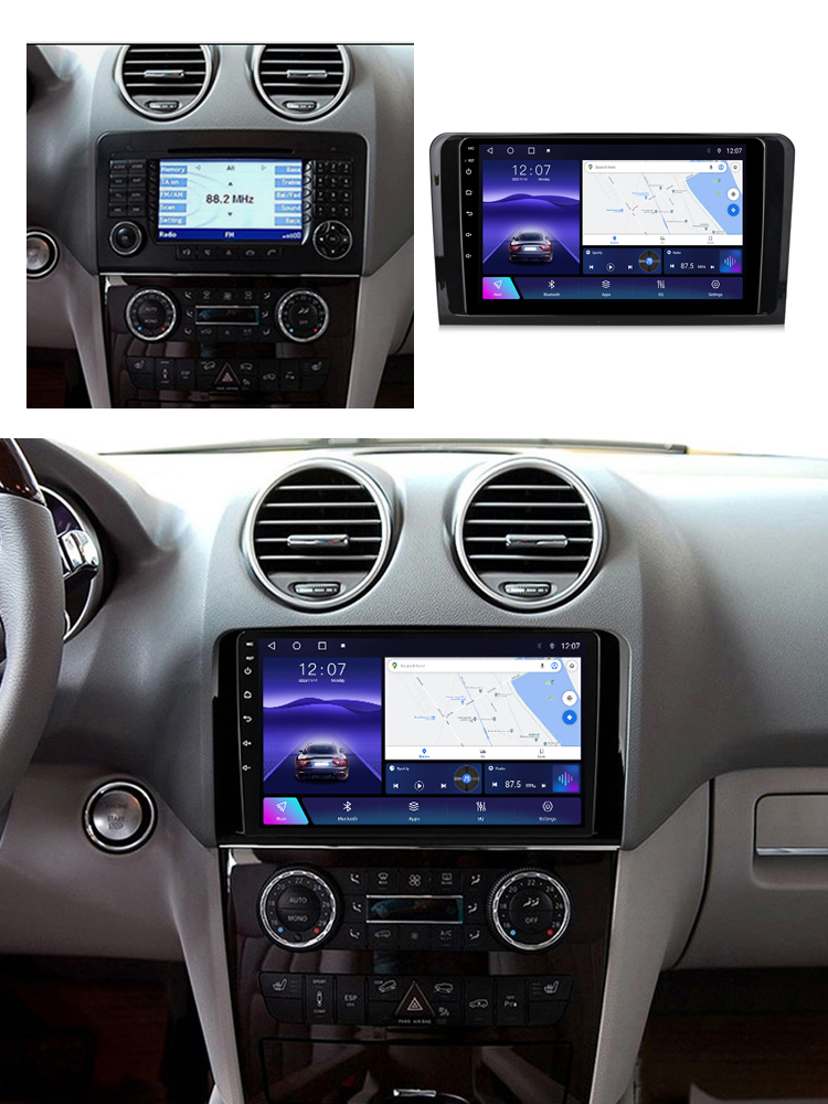 Navigatie dedicata Mercedes R Class W251 2005-2017, 4 GB RAM 32 ROM, Android 14, Display QLED, 9", DSP, Carplay, Android Auto, Internet, Youtube , Waze , WI-FI , USB , Bluetooth [3]