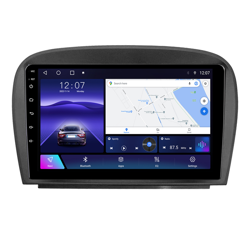Navigatie dedicata Mercedes SL W230 2004-2011 A-W230, 8GB RAM 128GB ROM, Octacore, Platforma 7862, Android 14, Display QLED 9”, Suporta camera 360º, DSP, Carplay&Android Auto, SIM 4G, Ventilator Activ [1]