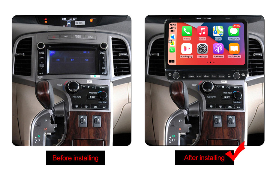 Navigatie dedicata Venza 2008-2016 cu butoane rotative model 2024, 9 Inch, 2GB RAM 32GB ROM, Quadcore, Android 13, WiFi, Bluetooth, Magazin Play [5]