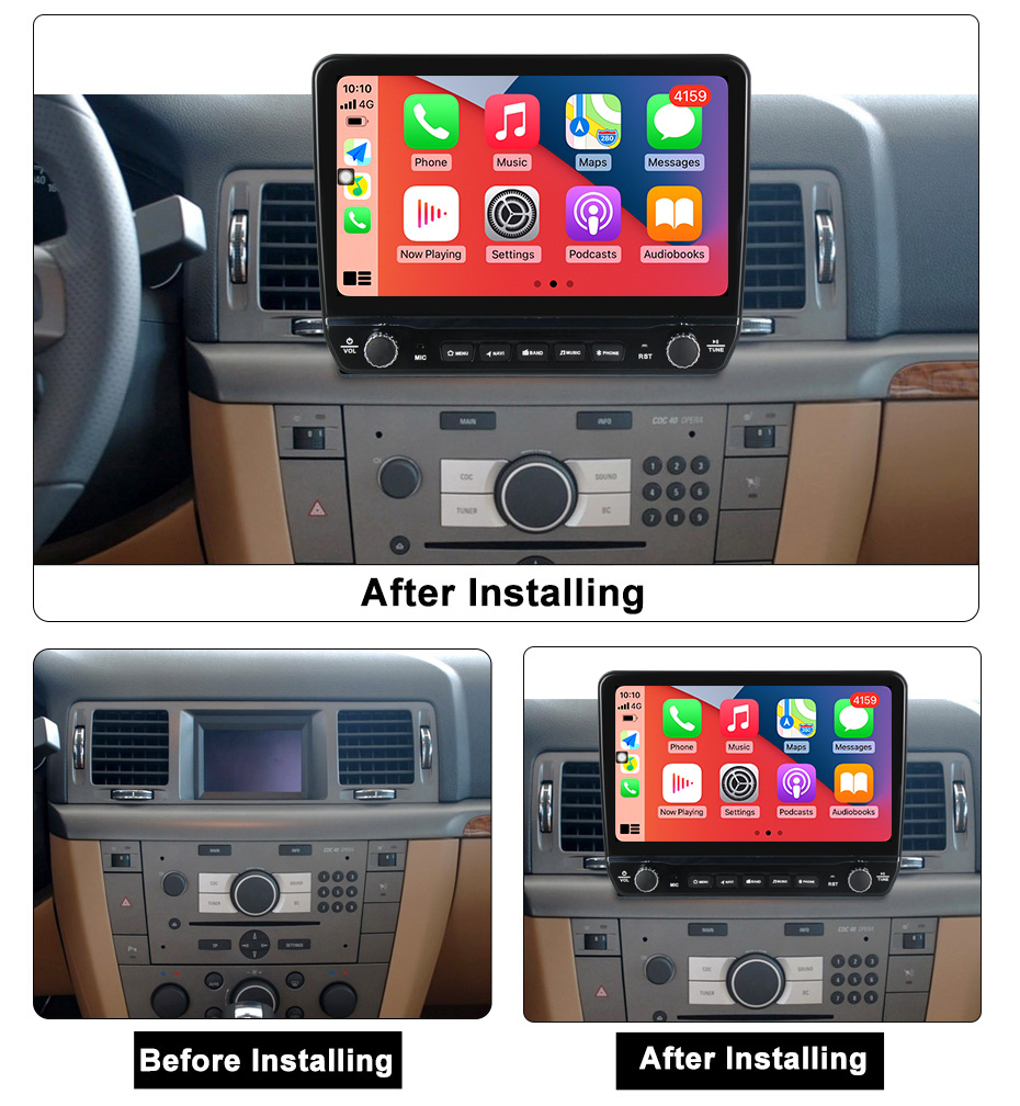Navigatie dedicata Vectra 2004-2006 cu butoane rotative model 2024, 9 Inch, 2GB RAM 32GB ROM, Quadcore, Android 13, WiFi, Bluetooth, Magazin Play [5]
