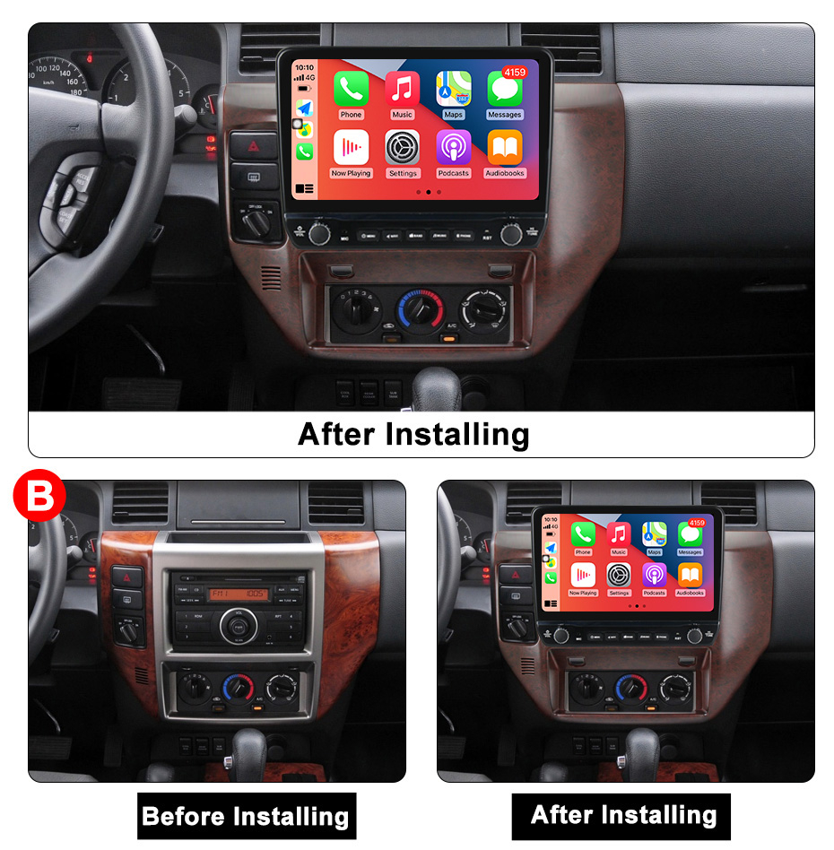 Navigatie dedicata Patrol 2011-2015 cu butoane rotative model 2024, 9 Inch, 2GB RAM 32GB ROM, Quadcore, Android 13, WiFi, Bluetooth, Magazin Play [7]