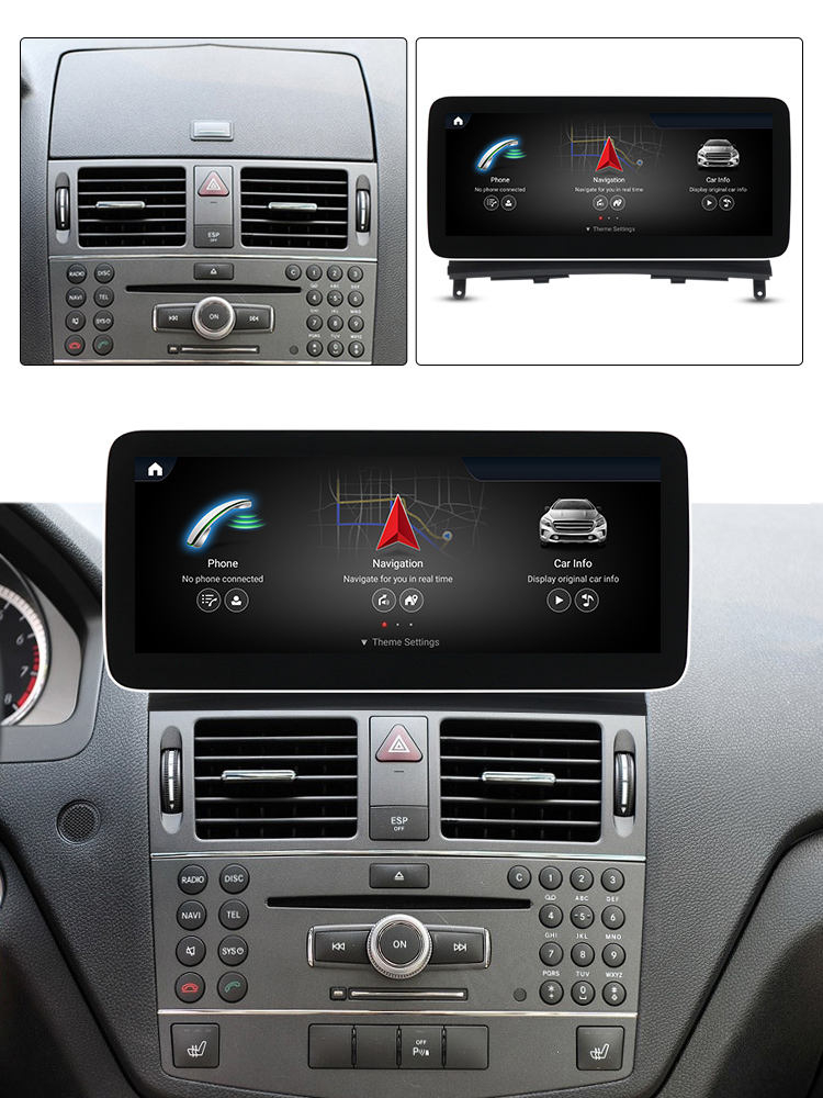 Navigatie dedicata Mercedes W204 NTG 4.0, Android 13, Wireless Carplay si Android auto 6GB RAM 128GB ROM, Octacore 2.0ghz, Display IPS 1280*720 10.25 inch [4]