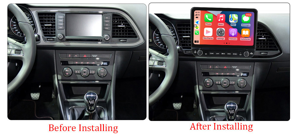 Navigatie dedicata Leon 2012-2018 cu butoane rotative model 2024, 9 Inch, 2GB RAM 32GB ROM, Quadcore, Android 13, WiFi, Bluetooth, Magazin Play [5]