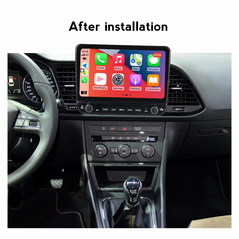Navigatie dedicata Leon 2012-2018 cu butoane rotative model 2024, 9 Inch, 2GB RAM 32GB ROM, Quadcore, Android 13, WiFi, Bluetooth, Magazin Play [3]