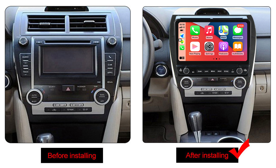 Navigatie dedicata Camry 2012-2014 cu butoane rotative model 2024, 10 Inch, 2GB RAM 32GB ROM, Quadcore, Android 13, WiFi, Bluetooth, Magazin Play [5]
