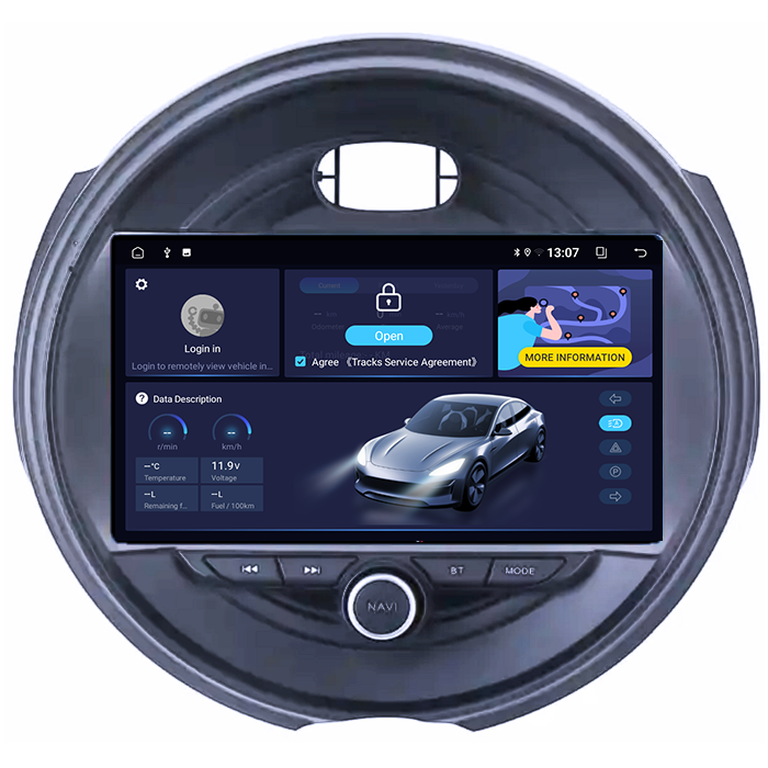 (Resigilata) Navigatie dedicata Mini Cooper 2015-2019, 2GB RAM 32GB ROM, Quad Core, Display 9" IPS Full HD, Carplay, Android 13, Bluetooth, Magazin Play, Suport camere AHD [2]