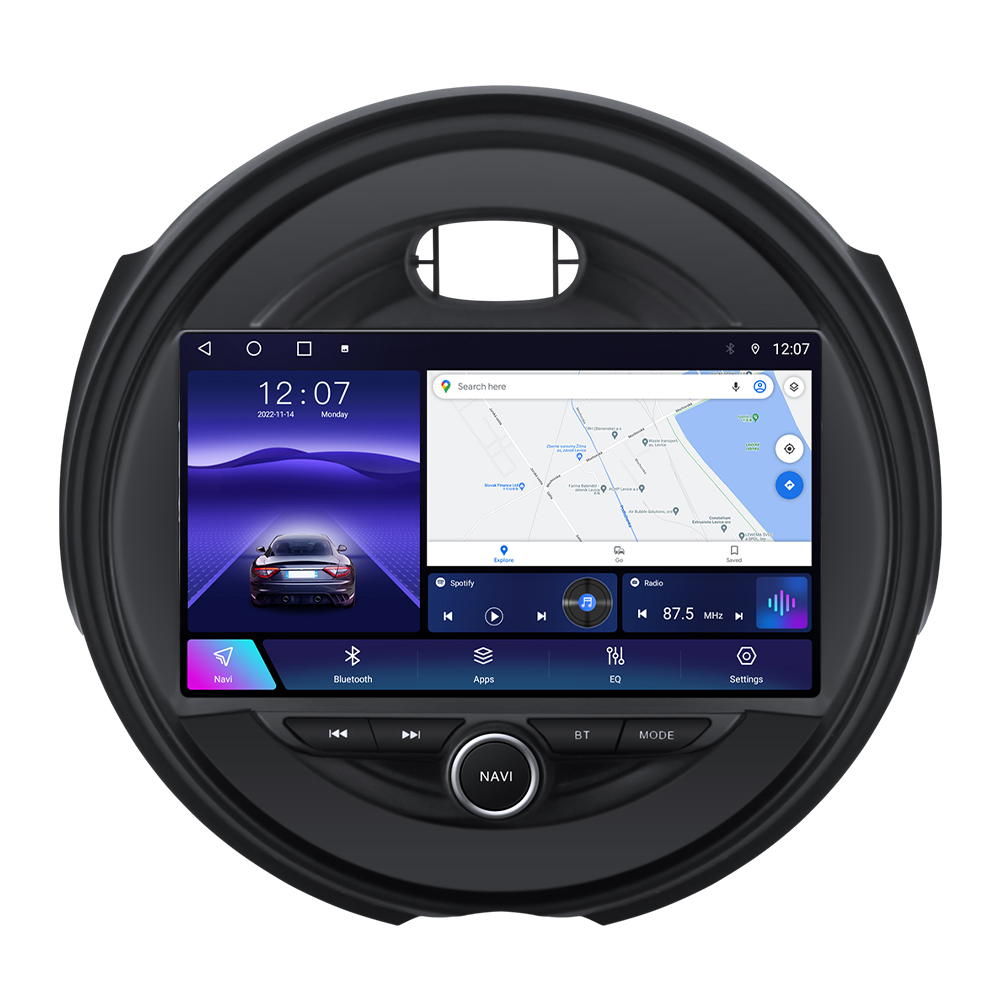 Navigatie dedicata Mini Cooper 2015-2019, 12GB RAM 256GB ROM, Android 13, Rezolutie 2K, Display QLED, 9", DSP, Carplay, Android Auto, Internet, Youtube, Waze, Wi Fi, USB [3]