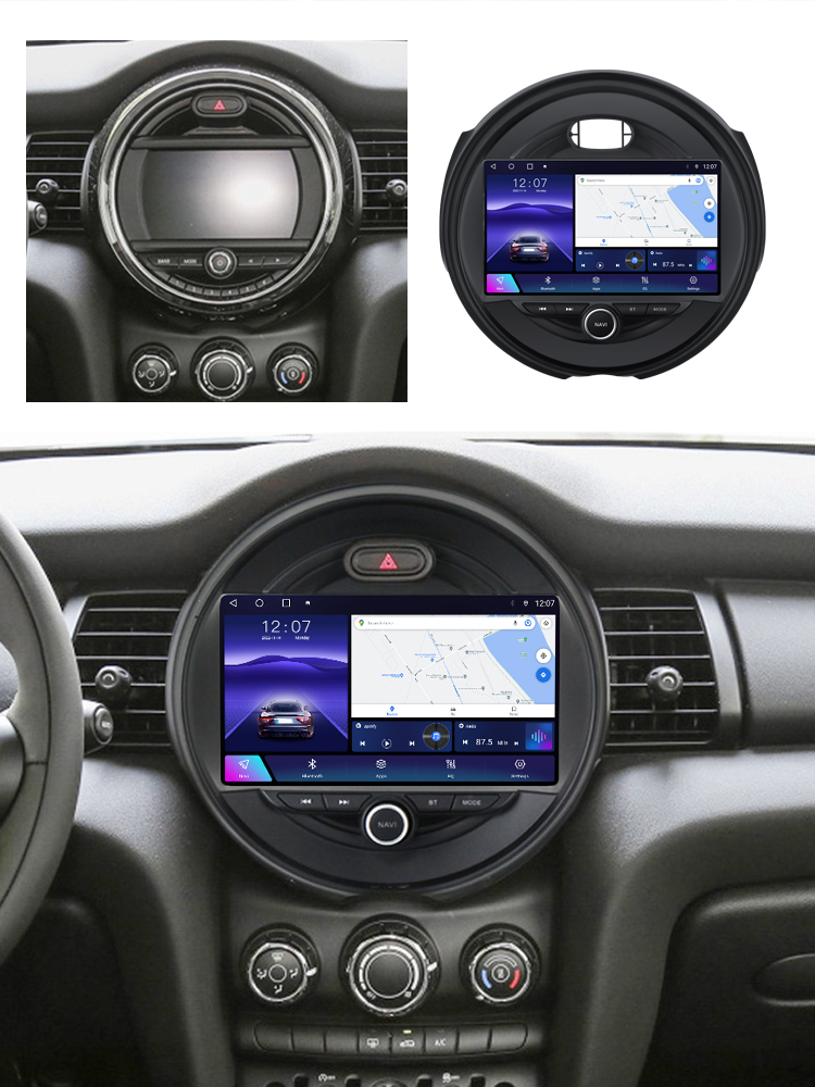 Navigatie dedicata Mini Cooper 2015-2019, 12GB RAM 256GB ROM, Android 13, Rezolutie 2K, Display QLED, 9", DSP, Carplay, Android Auto, Internet, Youtube, Waze, Wi Fi, USB [5]