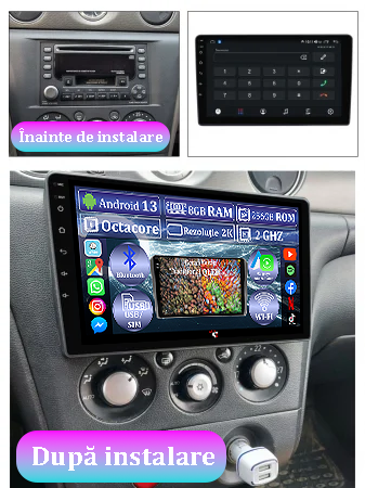 Navigatie dedicata Mitsubishi Airtrek Outlander 2001-2005, 4GB RAM 64GB ROM, Octacore, Android 13, Display QLED 10", DSP, Carplay, Android Auto, Internet, Youtube, Waze, WIFI, Bluetoo [5]