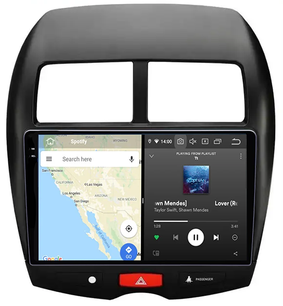 Navigatie dedicata Mitsubishi ASX 2010-2019, 12GB RAM 256GB ROM, Android 13, Rezolutie 2K, Display QLED, 9", DSP, Carplay, Android Auto, Internet, Youtube, Waze, Wi Fi, USB [4]