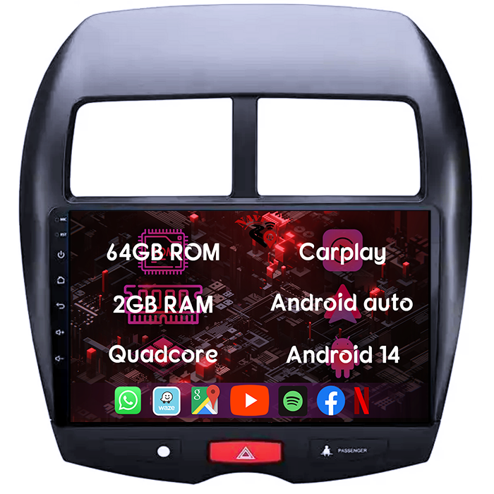 (Resigilata) Navigatie dedicata Mitsubishi ASX 2010-2019, 2GB RAM 32GB ROM, Quad Core, Display 10" IPS Full HD, Carplay, Android 13, Bluetooth, Magazin Play, Suport camere AHD [9]