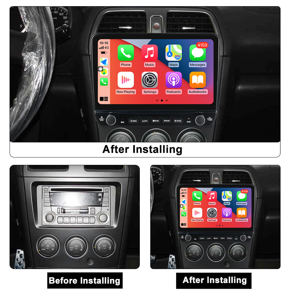 Navigatie dedicata Impreza 2002-2007 cu butoane rotative model 2024, 9 Inch, 2GB RAM 32GB ROM, Quadcore, Android 13, WiFi, Bluetooth, Magazin Play [5]