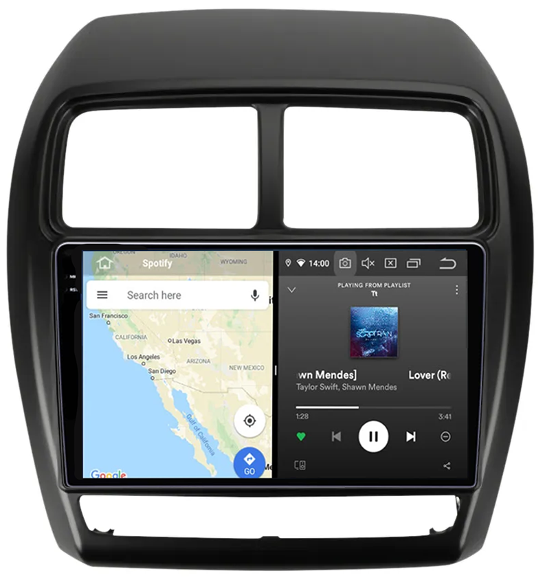 Navigatie dedicata Mitsubishi ASX 2016-2022, 12GB RAM 256GB ROM, Android 13, Rezolutie 2K, Display QLED, 9", DSP, Carplay, Android Auto, Internet, Youtube, Waze, Wi Fi, USB [4]