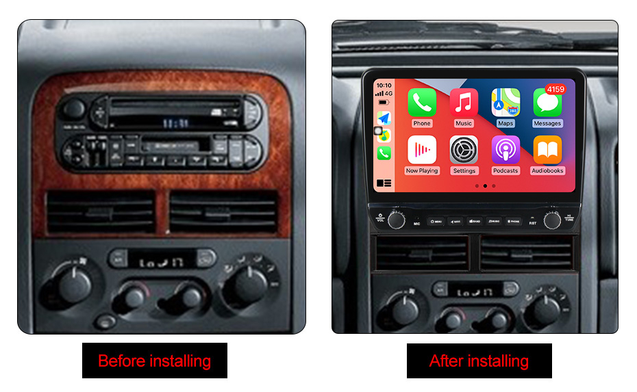 Navigatie dedicata Grand Cherokee 1999-2005 cu butoane rotative model 2024, 9 Inch, 2GB RAM 32GB ROM, Quadcore, Android 13, WiFi, Bluetooth, Magazin Play [5]