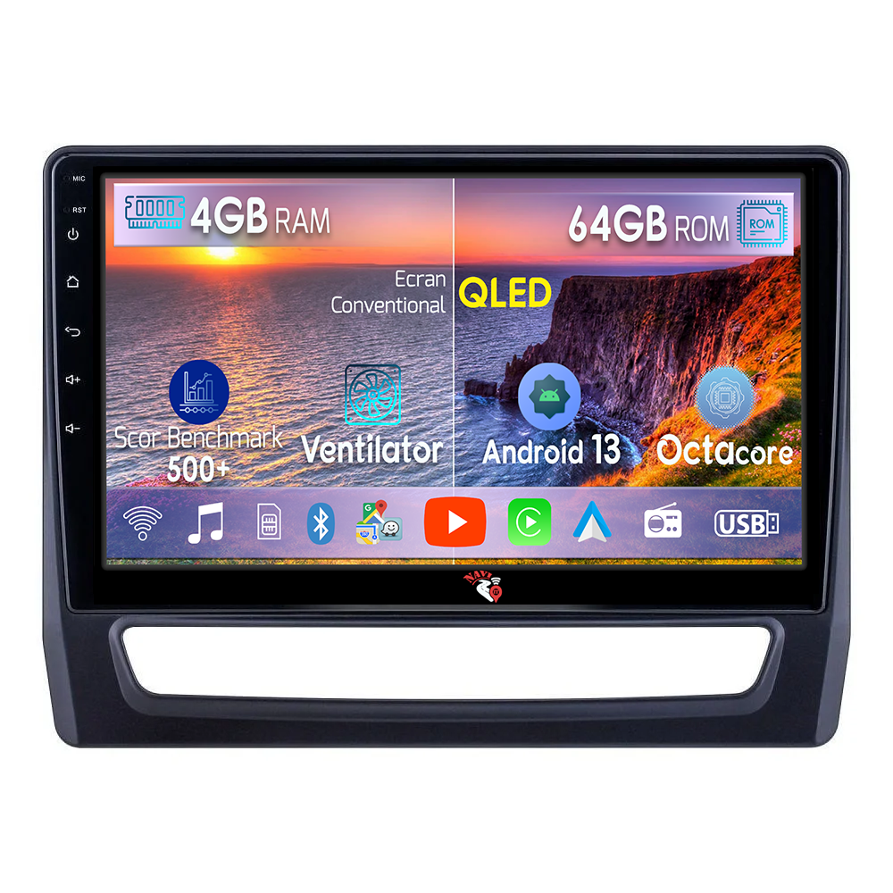 Navigatie dedicata Mitsubishi ASX dupa 2019, 4GB RAM 64GB ROM, Octacore, Android 13, Display QLED 9", DSP, Carplay, Android Auto, Internet, Youtube, Waze, WIFI, Bluetooth [1]