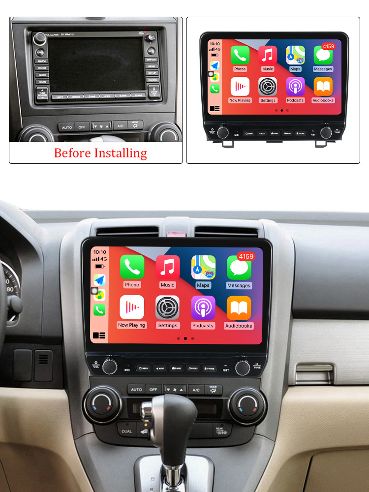 Navigatie dedicata Honda CR-V 2006-2012 cu butoane rotative model 2024, 9 Inch, 2GB RAM 32GB ROM, Quadcore, Android 13, WiFi, Bluetooth, Magazin Play [4]