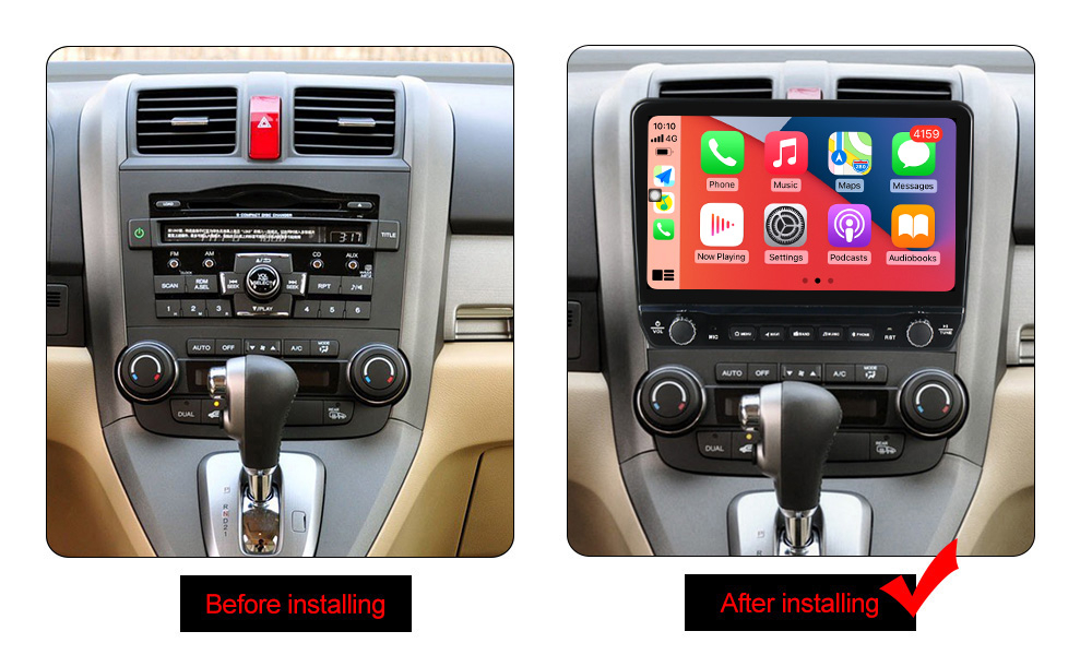 Navigatie dedicata Honda CR-V 2006-2012 cu butoane rotative model 2024, 9 Inch, 2GB RAM 32GB ROM, Quadcore, Android 13, WiFi, Bluetooth, Magazin Play [5]