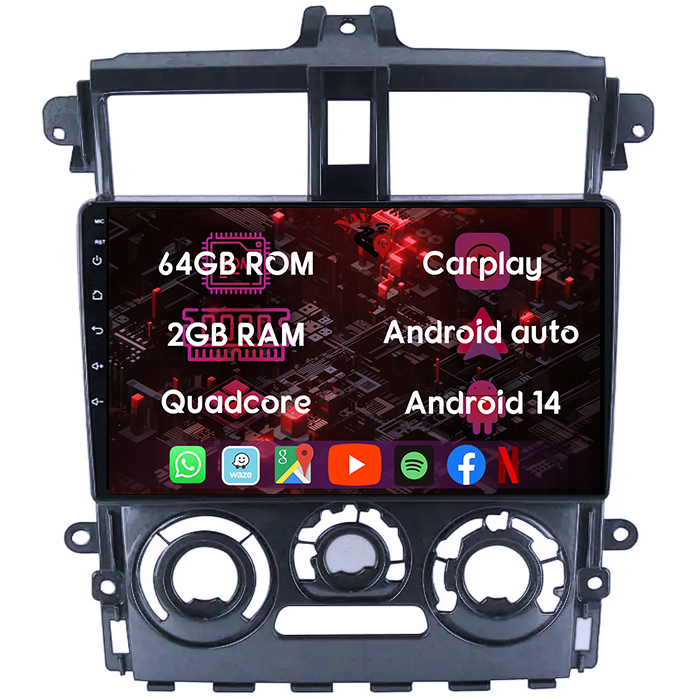 (Resigilata) Navigatie dedicata Mitsubishi Colt Plus 2007-2012, 2GB RAM 32GB ROM, Quad Core, Display 9" IPS Full HD, Carplay, Android 13, Bluetooth, Magazin Play, Suport camere AHD [8]
