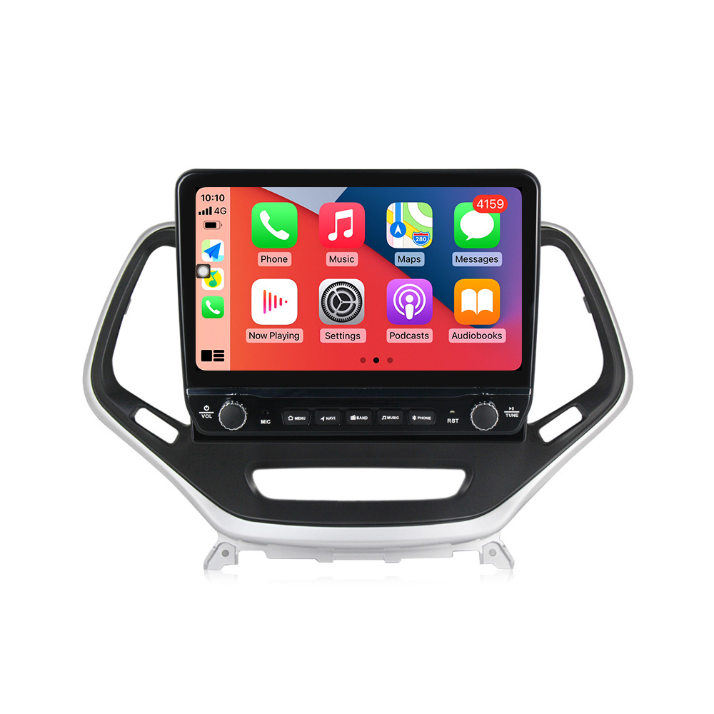 Navigatie dedicata Cherokee 5 2014-2018 cu butoane rotative model 2024, 9 Inch, 2GB RAM 32GB ROM, Quadcore, Android 13, WiFi, Bluetooth, Magazin Play [2]