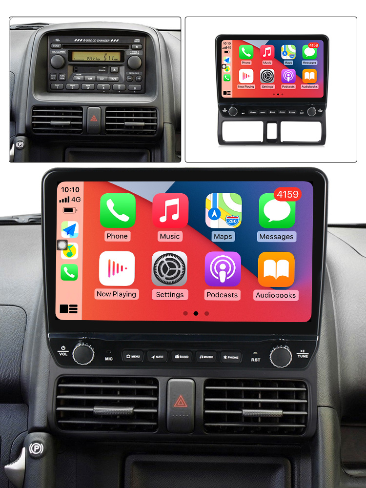 Navigatie dedicata Honda CRV 2002-2005 cu butoane rotative model 2024, 9 Inch, 2GB RAM 32GB ROM, Quadcore, Android 13, WiFi, Bluetooth, Magazin Play [4]