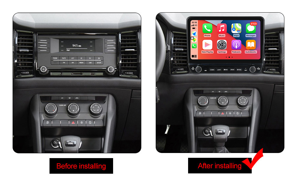 Navigatie dedicata Kodiaq 2016-2018 cu butoane rotative model 2024, 9 Inch, 2GB RAM 32GB ROM, Quadcore, Android 13, WiFi, Bluetooth, Magazin Play [5]