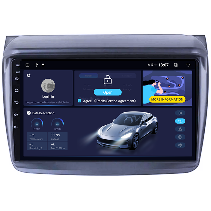 (Resigilata) Navigatie dedicata Mitsubishi L200 2008-2016, 9 Inch, 2GB RAM 32GB ROM, Android 13, WiFi, Bluetooth, Magazin Play, Camera Marsarier [10]