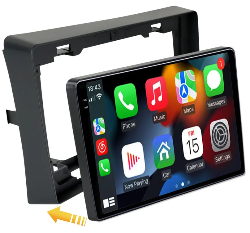 Navigatie dedicata Mitsubishi L200 2018-2020, 12GB RAM 256GB ROM, Android 13, Rezolutie 2K, Display QLED, 9", DSP, Carplay, Android Auto, Internet, Youtube, Waze, Wi Fi, USB [2]