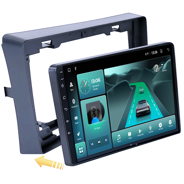 (Resigilata) Navigatie dedicata Mitsubishi L200 2018-2020, 2GB RAM 32GB ROM, Quad Core, Display 9" IPS Full HD, Carplay, Android 13, Bluetooth, Magazin Play, Suport camere AHD [3]