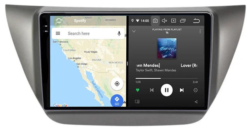 Navigatie dedicata Mitsubishi Lancer IX 2006-2010, 12GB RAM 256GB ROM, Android 13, Rezolutie 2K, Display QLED, 9", DSP, Carplay, Android Auto, Internet, Youtube, Waze, Wi Fi, USB [4]