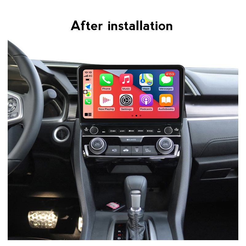 Navigatie dedicata Honda Civic 2015-2020 cu butoane rotative model 2024, 9 Inch, 2GB RAM 32GB ROM, Quadcore, Android 13, WiFi, Bluetooth, Magazin Play [3]