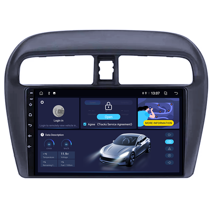 (Resigilata) Navigatie dedicata Mitsubishi Mirage Attrage 2012-2018, 2GB RAM 32GB ROM, Quad Core, Display 9" IPS Full HD, Carplay, Android 13, Bluetooth, Magazin Play, Suport camere AHD [9]