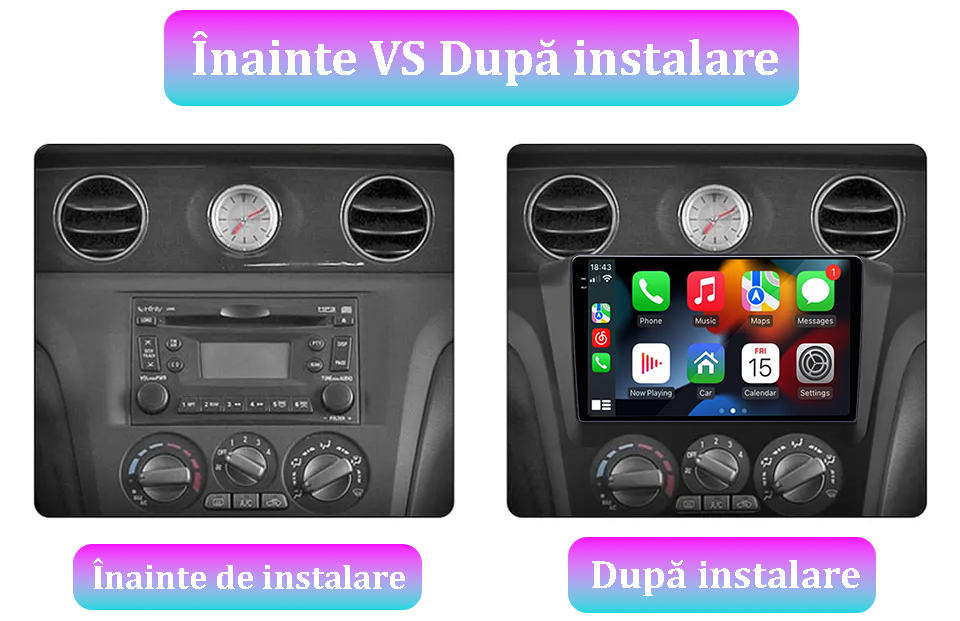 Navigatie dedicata Mitsubishi Outlander 2001-2005, 12GB RAM 256GB ROM, Android 13, Rezolutie 2K, Display QLED, 10", DSP, Carplay, Android Auto, Internet, Youtube, Waze, Wi Fi, USB [5]