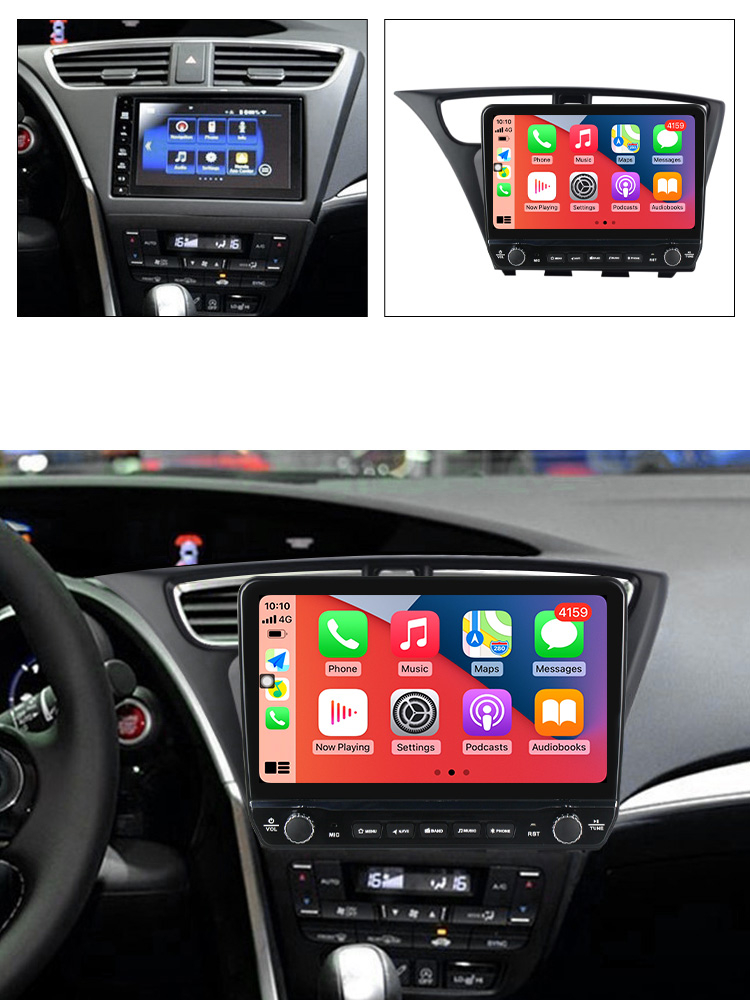 Navigatie dedicata Honda Civic 2012-2017 cu butoane rotative model 2024, 9 Inch, 2GB RAM 32GB ROM, Quadcore, Android 13, WiFi, Bluetooth, Magazin Play [4]