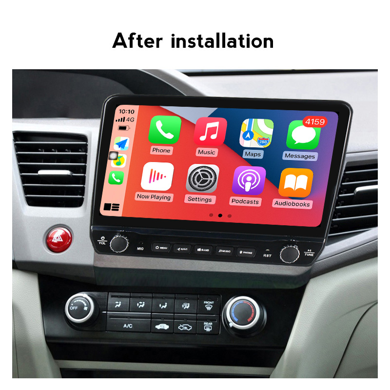Navigatie dedicata Civic 2012-2015 cu butoane rotative model 2024, 9 Inch, 2GB RAM 32GB ROM, Quadcore, Android 13, WiFi, Bluetooth, Magazin Play [3]