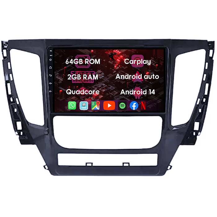 (Resigilata) Navigatie dedicata Mitsubishi Pajero 2016-2018, 2GB RAM 32GB ROM, Quad Core, Display 9" IPS Full HD, Carplay, Android 13, Bluetooth, Magazin Play, Suport camere AHD [8]