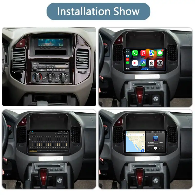 Navigatie dedicata Mitsubishi Pajero V73 2004-2011, 12GB RAM 256GB ROM, Android 13, Rezolutie 2K, Display QLED, 9", DSP, Carplay, Android Auto, Internet, Youtube, Waze, Wi Fi, USB [5]