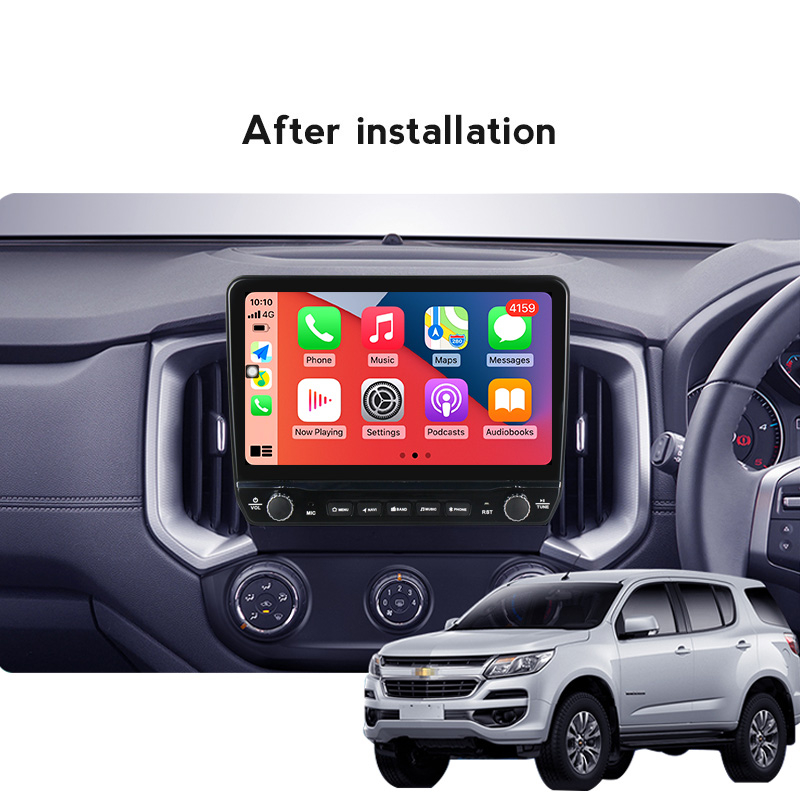 Navigatie dedicata TrailBlazer 2017-2019 cu butoane rotative model 2024, 9 Inch, 2GB RAM 32GB ROM, Quadcore, Android 13, WiFi, Bluetooth, Magazin Play [3]