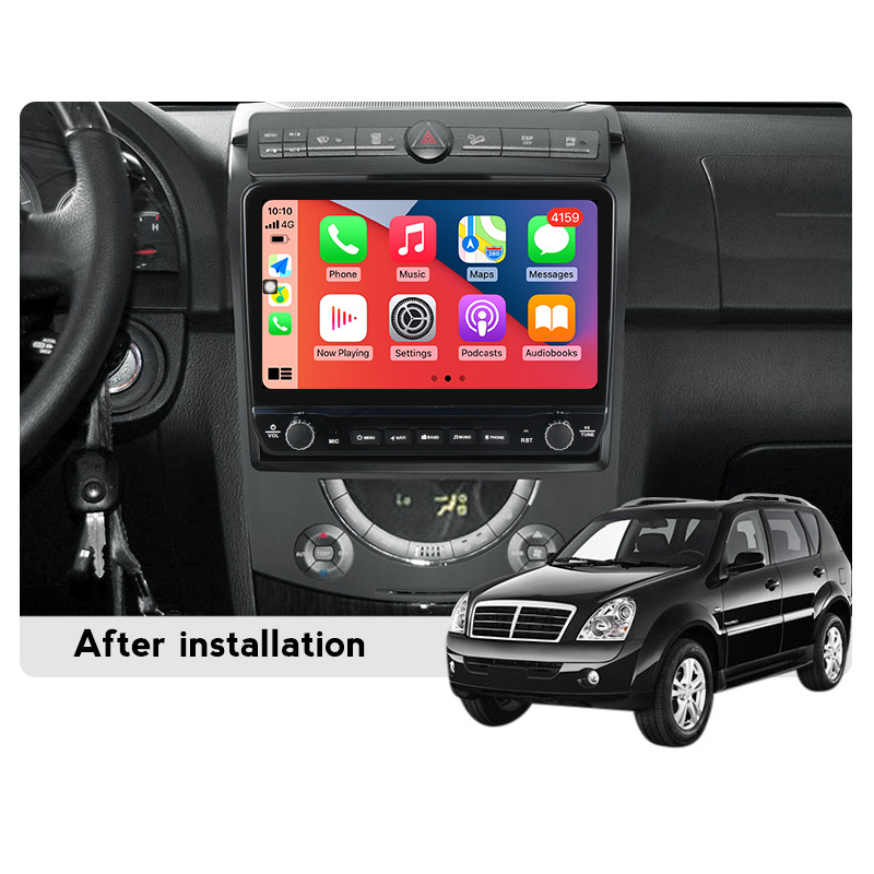 Navigatie dedicata SsangYong Rexton 2006-2012 cu butoane rotative model 2024, 10 Inch, 2GB RAM 32GB ROM, Quadcore, Android 13, WiFi, Bluetooth, Magazin Play [3]