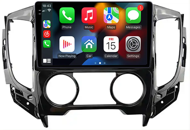 Navigatie dedicata Mitsubishi Triton 2015, 12GB RAM 256GB ROM, Android 13, Rezolutie 2K, Display QLED, 9", DSP, Carplay, Android Auto, Internet, Youtube, Waze, Wi Fi, USB [2]