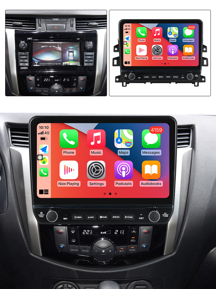 Navigatie dedicata Navara NP300 2011-2016 cu butoane rotative model 2024, 9 Inch, 2GB RAM 32GB ROM, Quadcore, Android 13, WiFi, Bluetooth, Magazin Play [4]