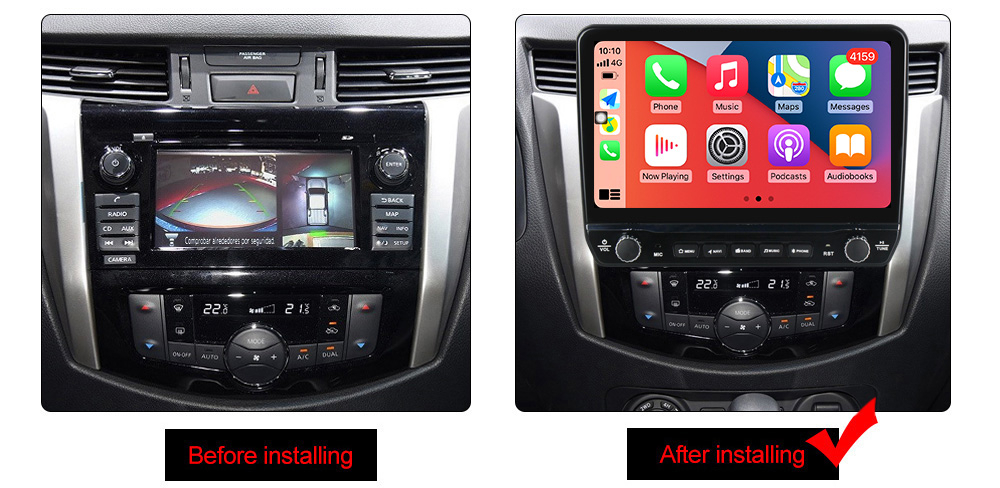 Navigatie dedicata Navara NP300 2011-2016 cu butoane rotative model 2024, 9 Inch, 2GB RAM 32GB ROM, Quadcore, Android 13, WiFi, Bluetooth, Magazin Play [5]