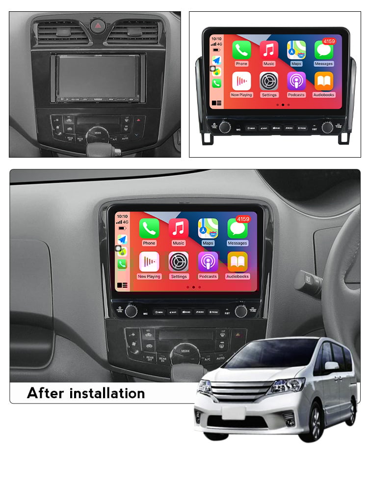 Navigatie dedicata Serena 4 2010-2016 cu butoane rotative model 2024, 9 Inch, 2GB RAM 32GB ROM, Quadcore, Android 13, WiFi, Bluetooth, Magazin Play [4]