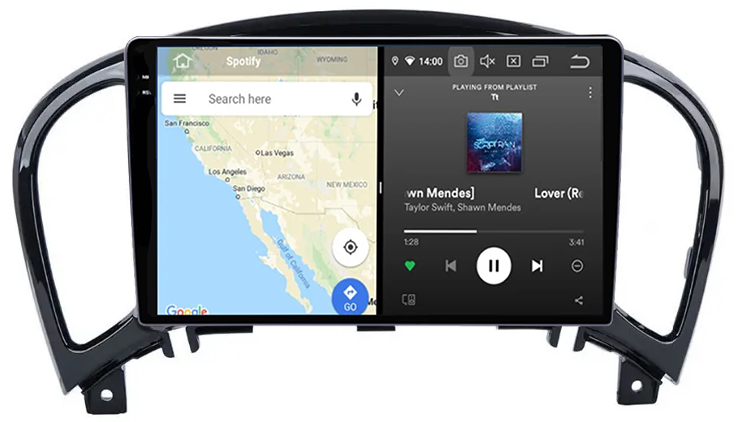 Navigatie dedicata Nissan Juke 2010-2014, 12GB RAM 256GB ROM, Android 13, Rezolutie 2K, Display QLED, 9", DSP, Carplay, Android Auto, Internet, Youtube, Waze, Wi Fi, USB [4]
