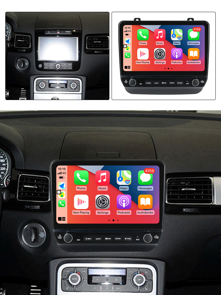 Navigatie dedicata Touareg 2012-2015 cu butoane rotative model 2024, 9 Inch, 2GB RAM 32GB ROM, Quadcore, Android 13, WiFi, Bluetooth, Magazin Play [3]