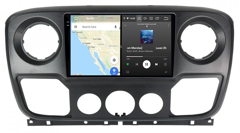 Navigatie dedicata Nissan NV400, 12GB RAM 256GB ROM, Android 13, Rezolutie 2K, Display QLED, 10", DSP, Carplay, Android Auto, Internet, Youtube, Waze, Wi Fi, USB [4]